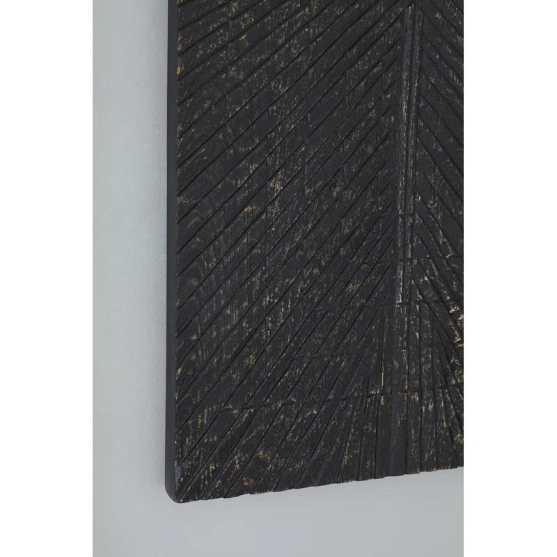 Millwood Pines Aseeb Abstract Wall Decor on Solid Wood