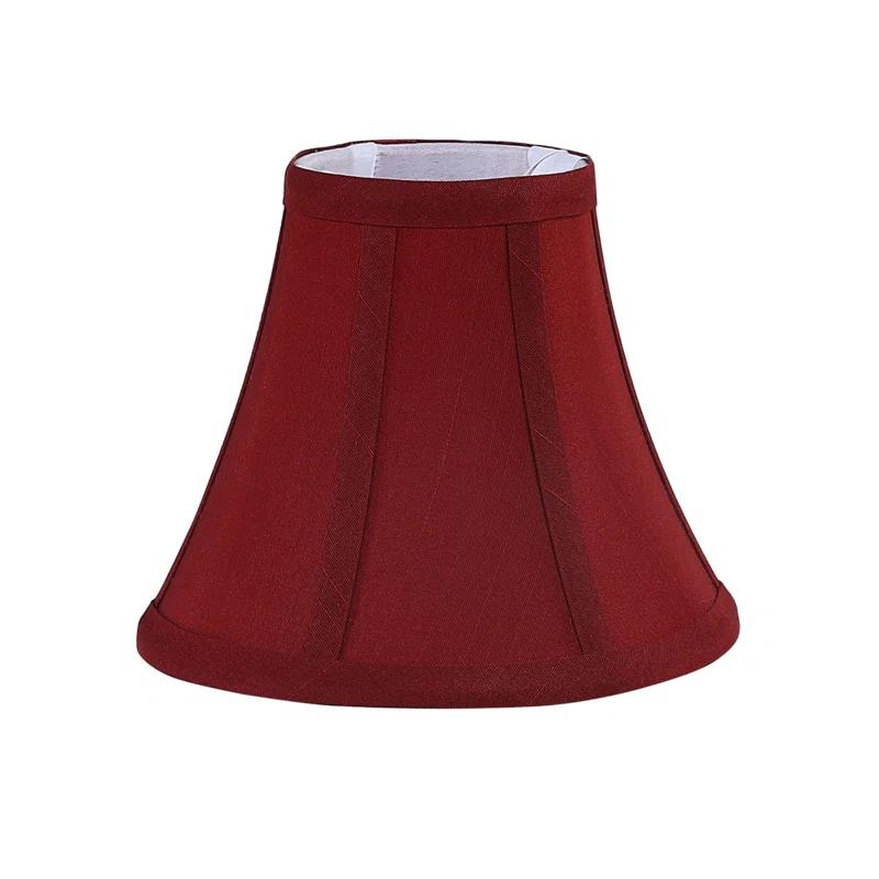 Aspen Creative Corporation 5'' H Faux Silk Fabric Bell Lamp Shade (Set of 6)