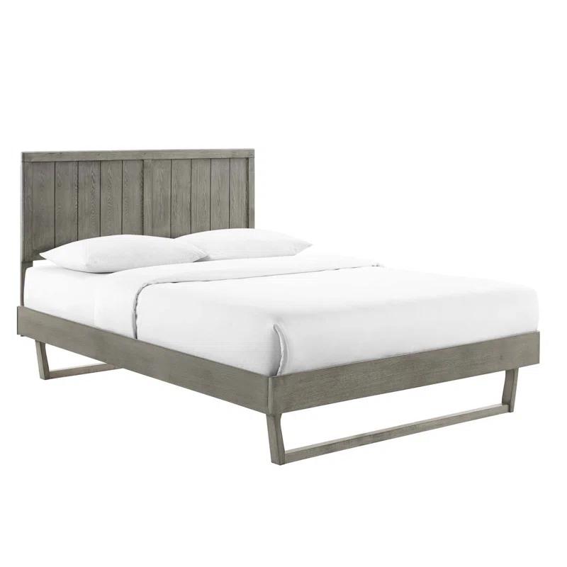 Modway Alana Wood Platform Bed with Angular Frame