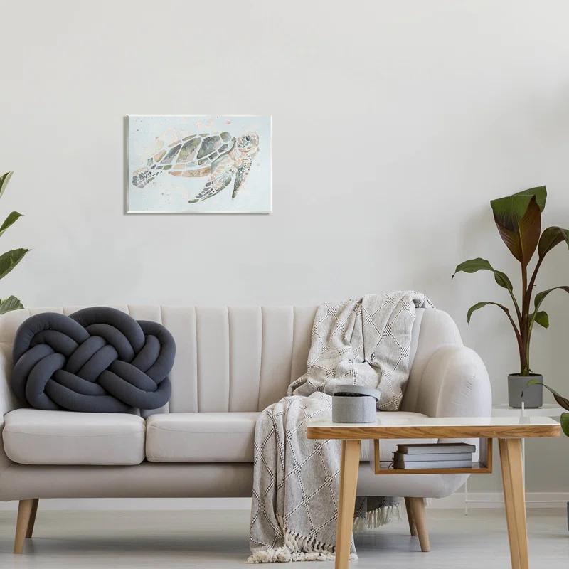 Stupell Industries " Tortoise Swimming Underwater Bubbles " by Chelsea Goodrich