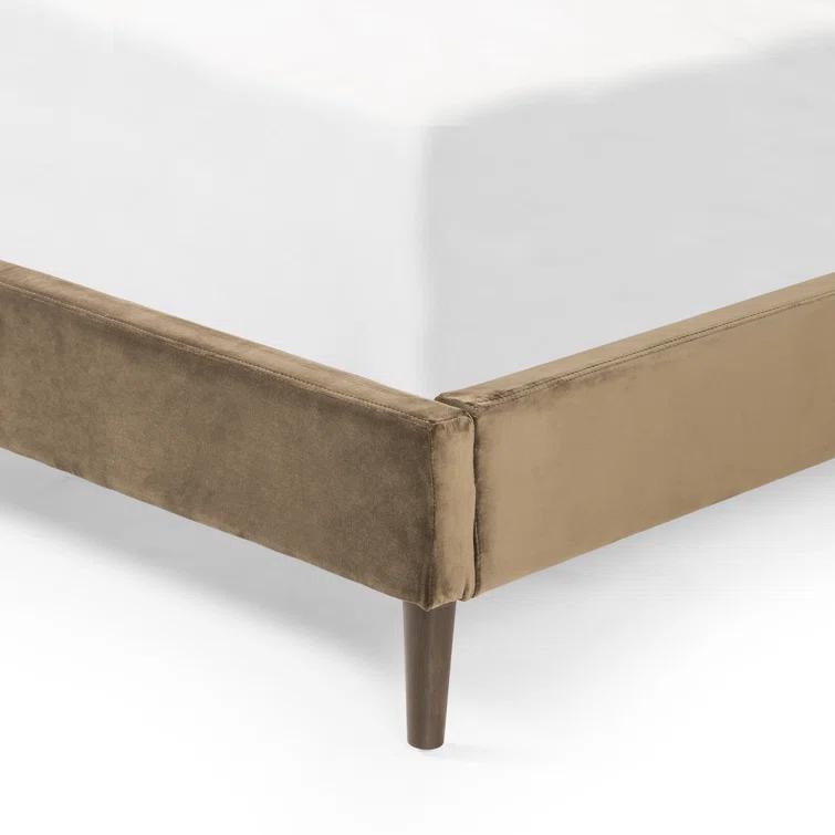 Rexford Platform Bed - Cream / Queen