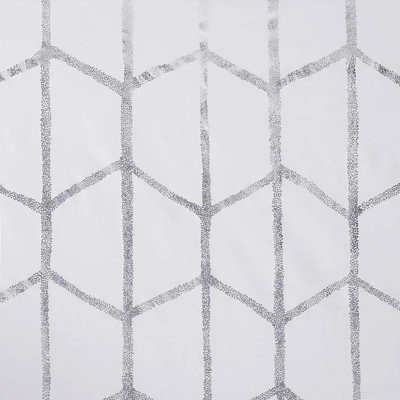 Intelligent Design Raina Total Blackout Metallic Print Grommet Top Curtain Panel
