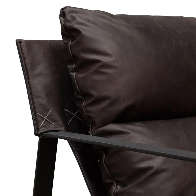 Diamond Sofa Miller Leather Armchair