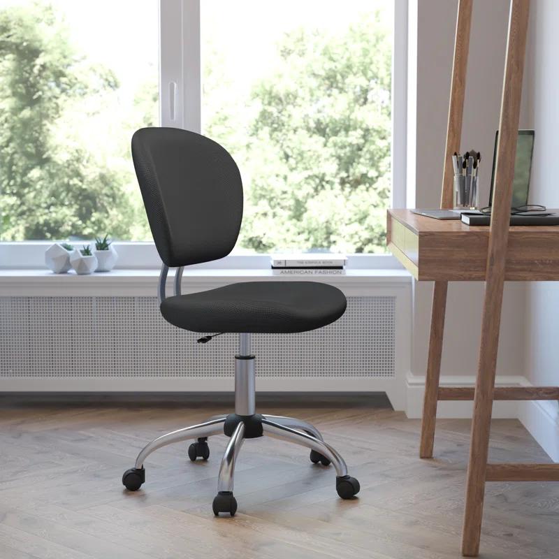 Flash Furniture Beverly Mid-Back Swivel Mesh Office Chair with Padded Seat by Flash Furniture (Set of 2)