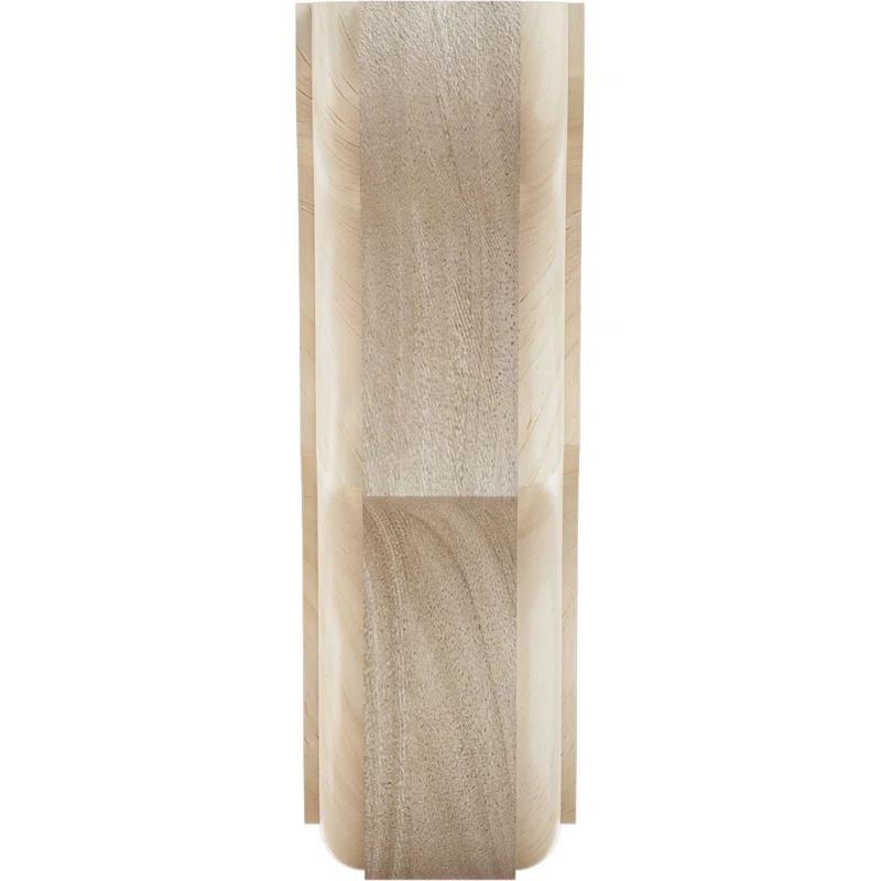 Ekena Millwork 1 3/4"W x 5 1/2"D x 5 1/2"H Stratford Wood Bracket, Rubberwood