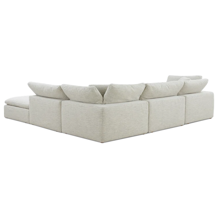 Desert Sage Performance Fabric Modular Sectional with Removable Cushions