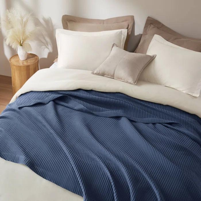 Waffle Weave Cotton Blanket