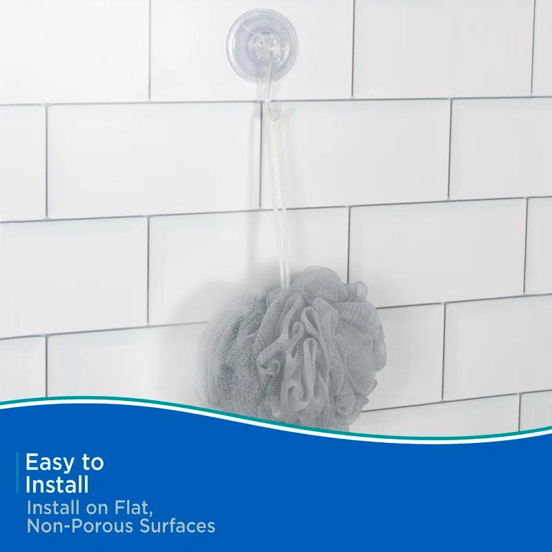 Kenney KN61551V3 Suction Cup Wall Mounted Towel Hook (Set of 3)