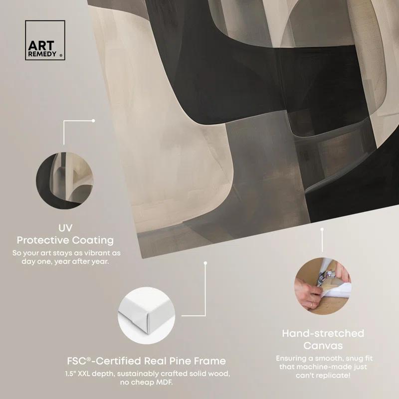 Art Remedy Portal Canvas Modern Neutral Wall Art by Art Remedy