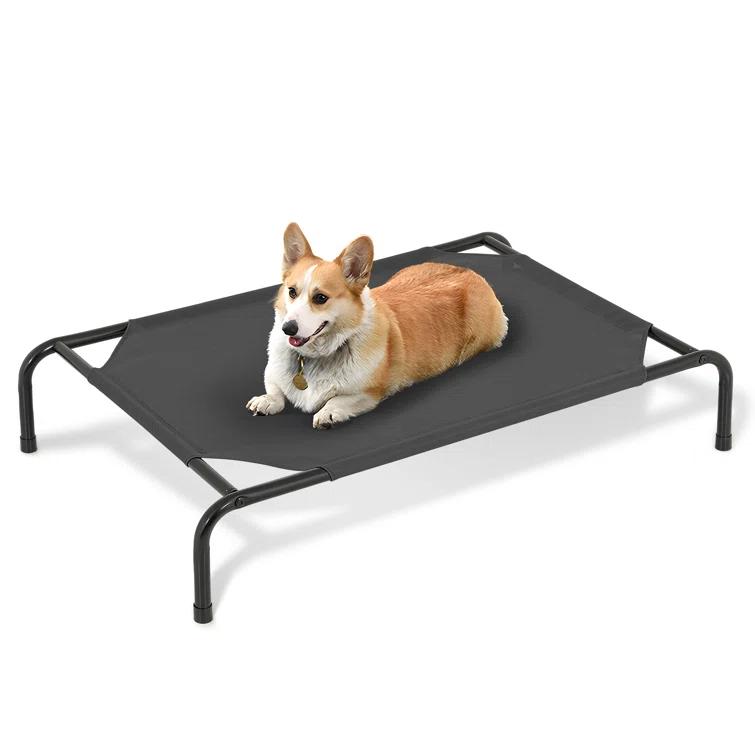 Tucker Murphy Pet™ Cooling Elevated Dog Bed, Portable Raised Pet Cot with Breathable Fabric and Alloy Steel Frame