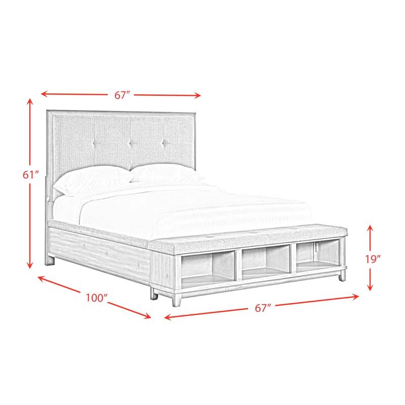 Red Barrel Studio® Upholstered Bed