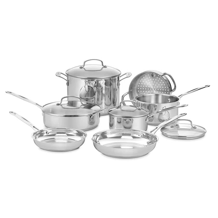 Cuisinart ® Chef's Classic™ 11-Piece Stainless Steel Cookware Set