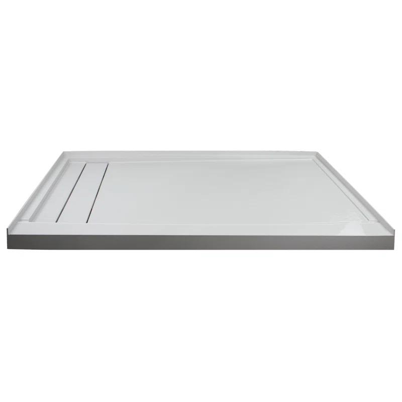 Transolid FLU6032L-39 60'' W 32'' D Rectangular Single Shower Base