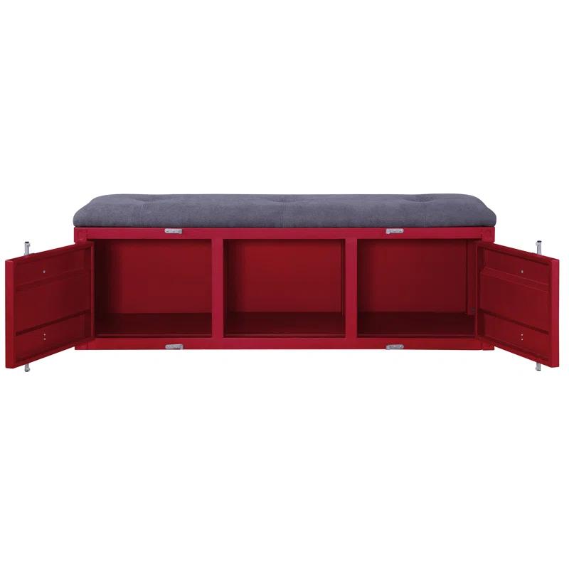 Acme Cargo Fabric Upholstered Storage Bench