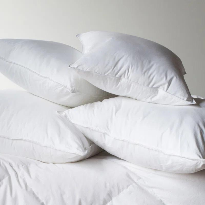 BOKSER HOME Down Alternative Throw Pillow Insert - 2 Pack (Set of 2)