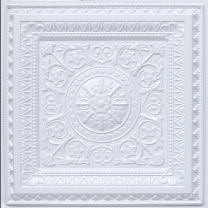 uDecor Economy La Scala Drop-In PVC Ceiling Tile (Set of 10)