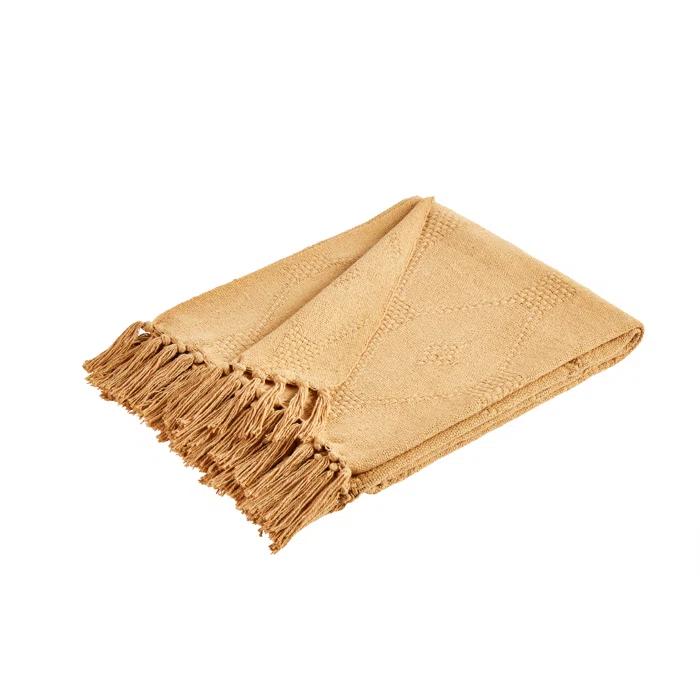 Amrapur Overseas Inc. Plain Weave / Muslin Throw Blanket