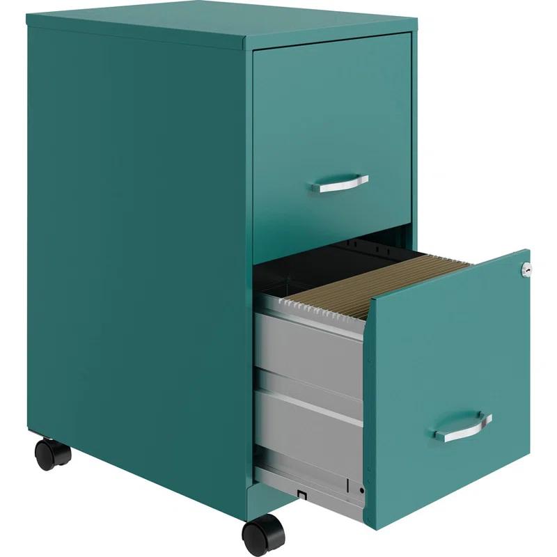 Lorell Soho Mobile 2-Drawer File Cabinet