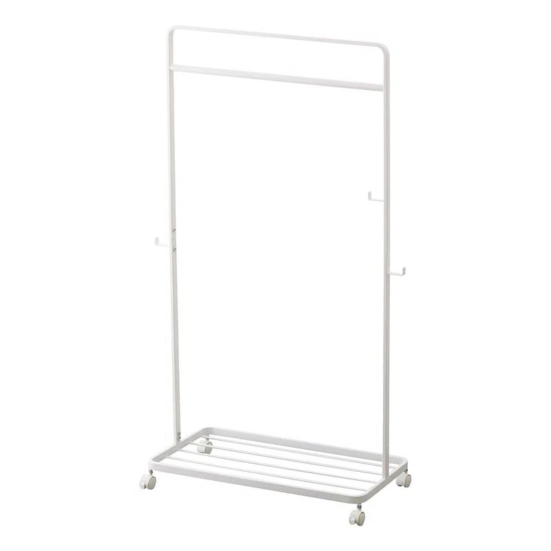 Yamazaki Home Kids Clothes Rack, Steel, Wheels
