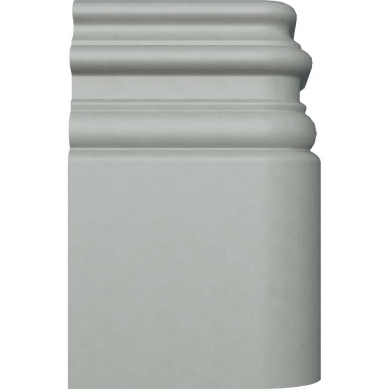 7 3/8"H x 4 3/4"P Hillsborough Baseboard Moulding Outside Corner