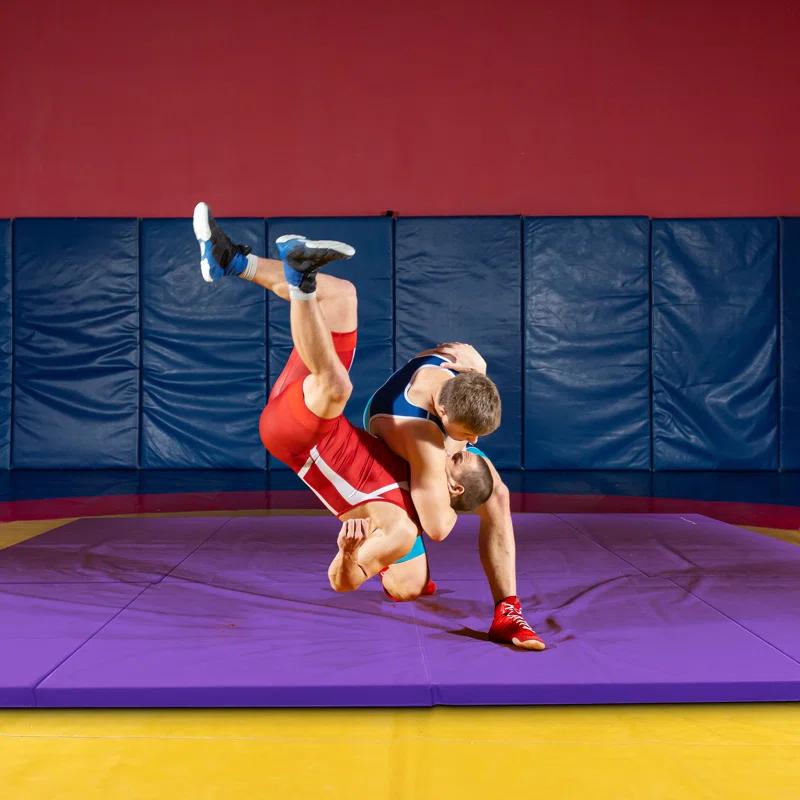 BalanceFrom Fitness BalanceFrom Fitness All Purpose Folding Gymnastics Gym Exercise Mat for Yoga, Aerobics, Pilates, and Martial Arts