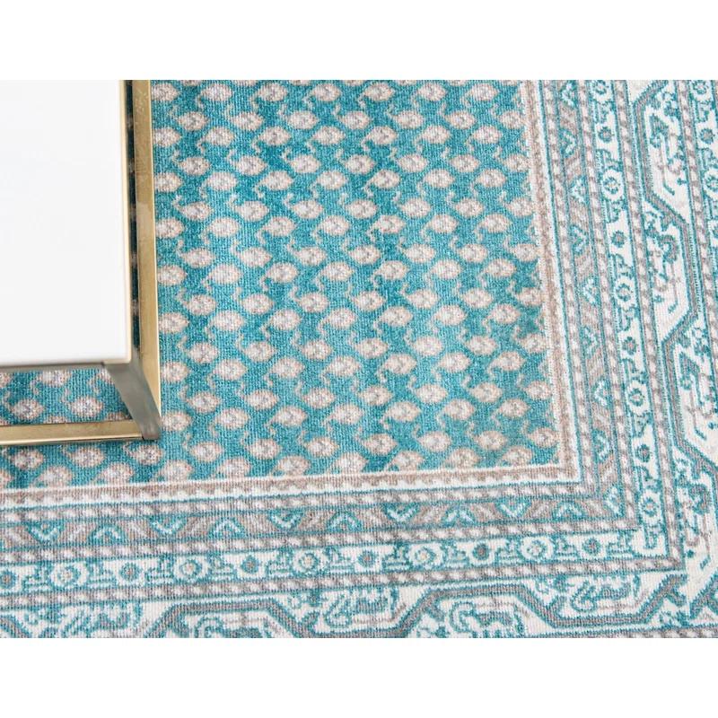 RugPal Wingate Turquoise Area Rug