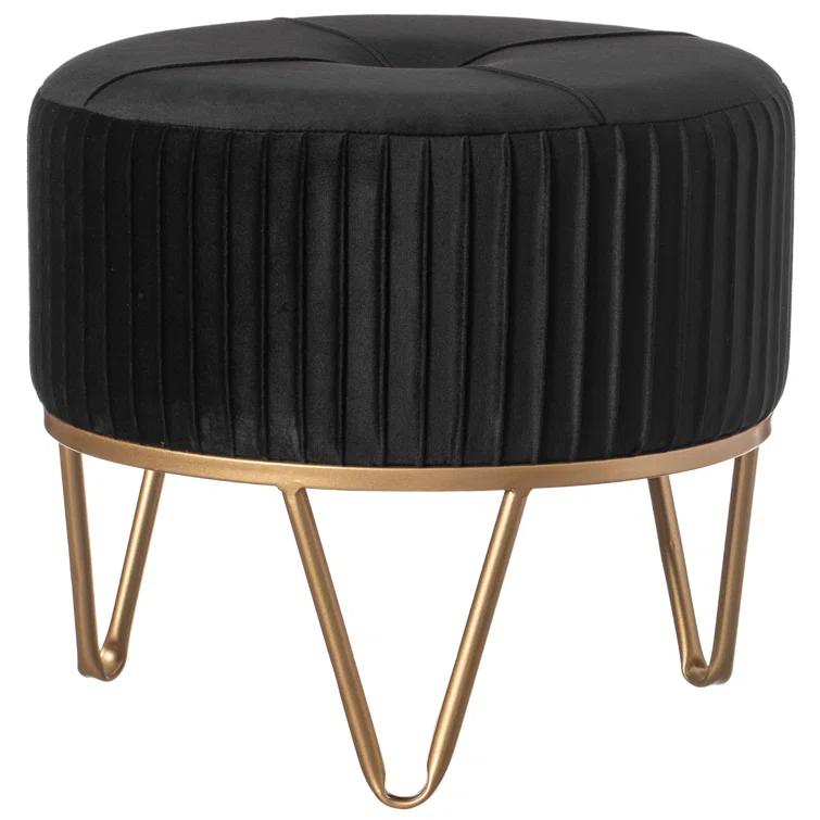 Everly Quinn Presten Upholstered Ottoman