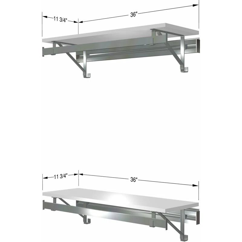 Arrange a Space Double Shelf-Hang Closet System