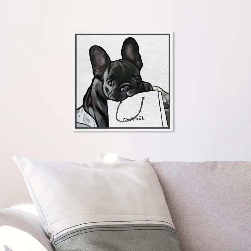 French French French by Oliver Gal - Graphic Art on Canvas