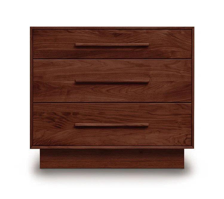 Moduluxe Solid Wood 33.5'' W 3 - Drawer Dresser