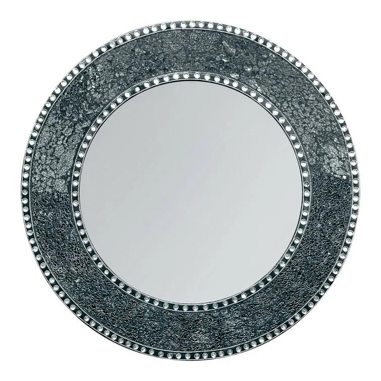 World Menagerie Cobberas Manufactured Wood, Glass Round Wall Mirror