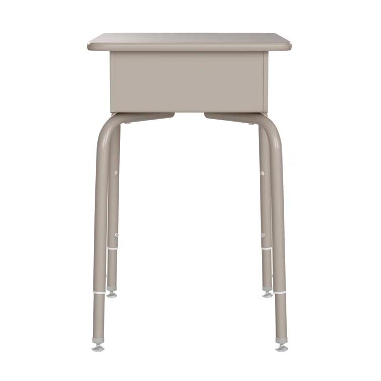 Flash Furniture Goddard Height-Adjustable Open Front Student Desk with Metal Book Box