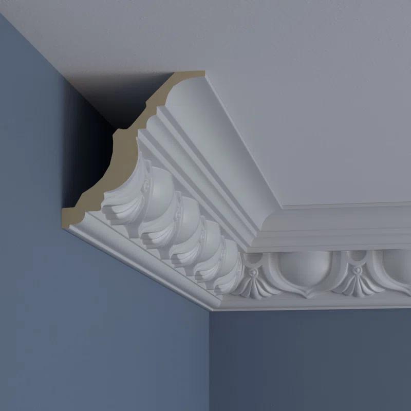 Ekena Millwork 5 5/8"H x 5 1/4"P x 7 5/8"F x 94 1/2"L, (6" Repeat), Artis Crown Moulding