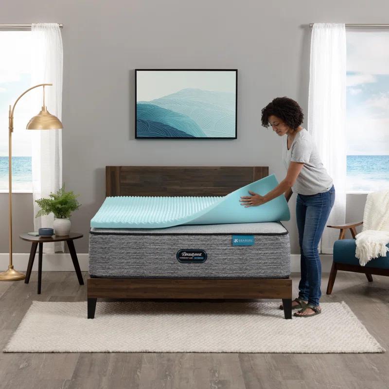 Beautyrest Beautyrest Cool Wave Memory Foam Mattress Topper, 2 Inch