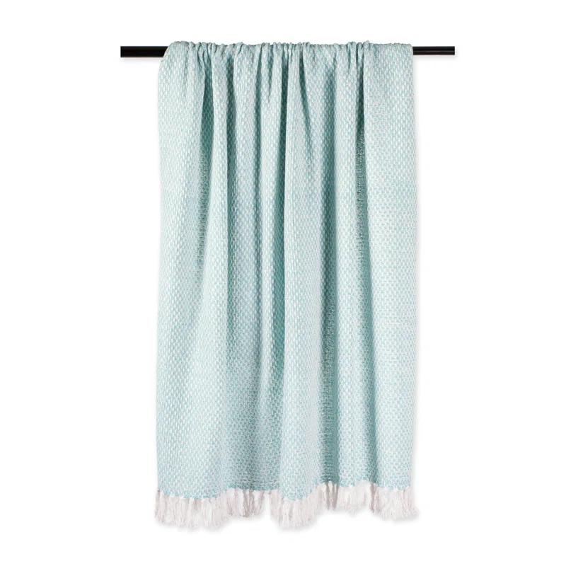 Design Imports Hand Woven Throw Blanket