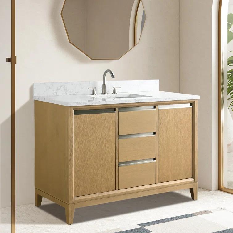 Vanity Art 54 Double Bathroom Vanity with Top