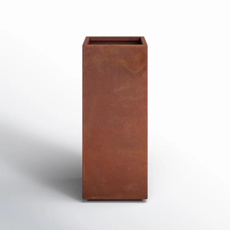 Corten Steel Series Pedestal Planter