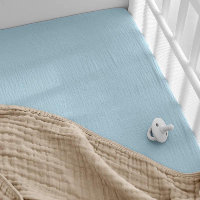 Comfy Cubs Fiited Sheets Cotton Blend Fitted Bassinet Sheet
