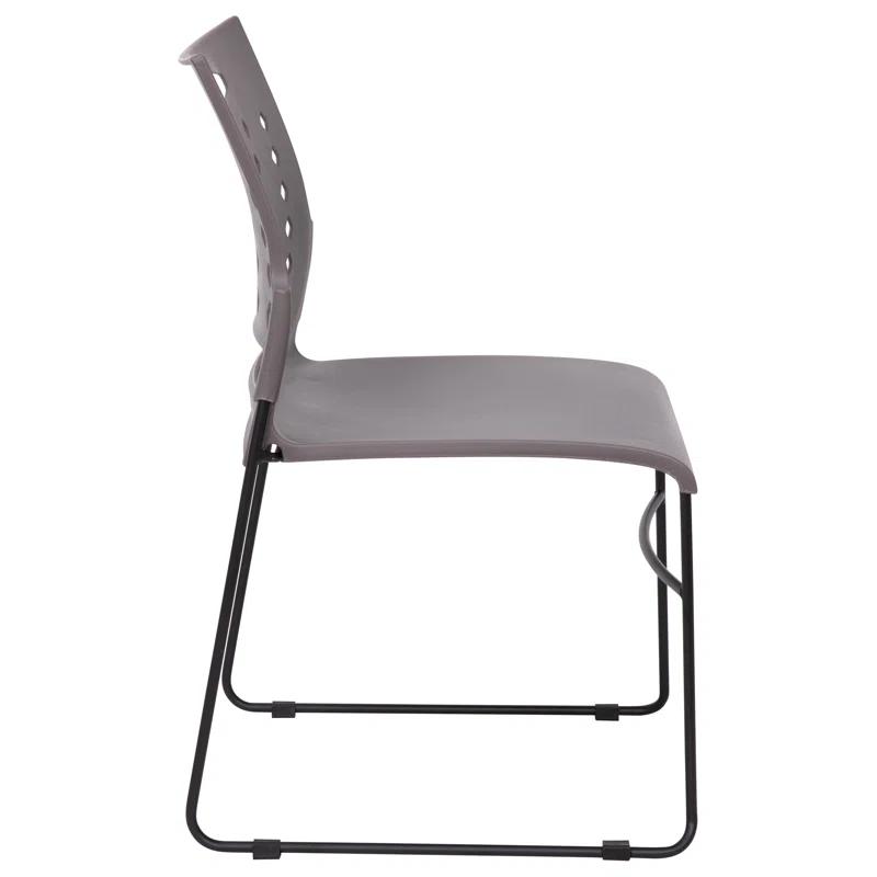 Heidi 881 lb. Capacity Sled Base Stack Chair with Air-Vent Back (Set of 5)