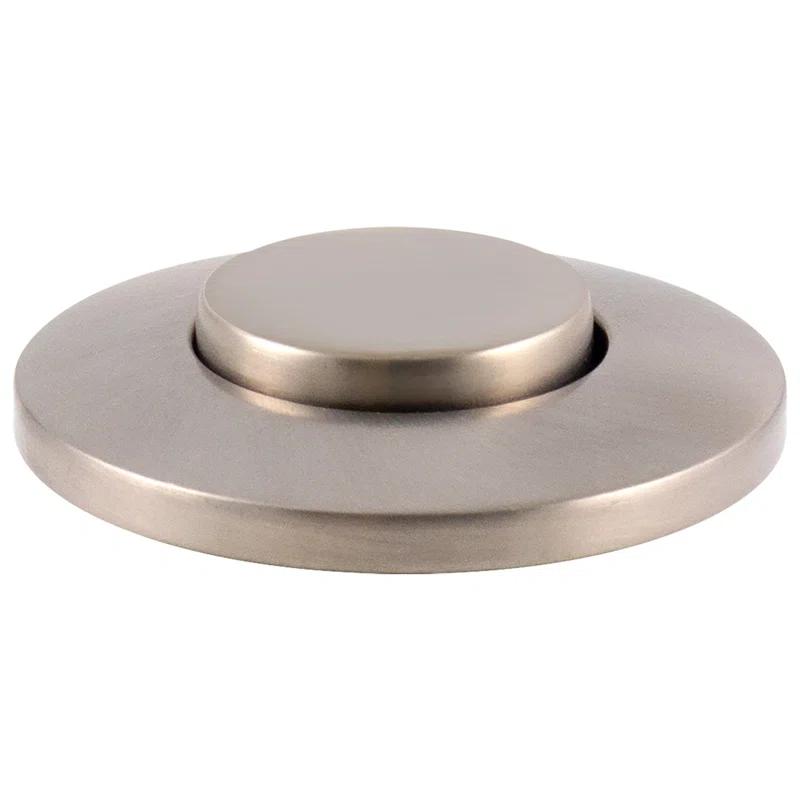 Westbrass Kitchen Sink Waste Disposal Air Switch and Dual Outlet Control Box, Flush Button
