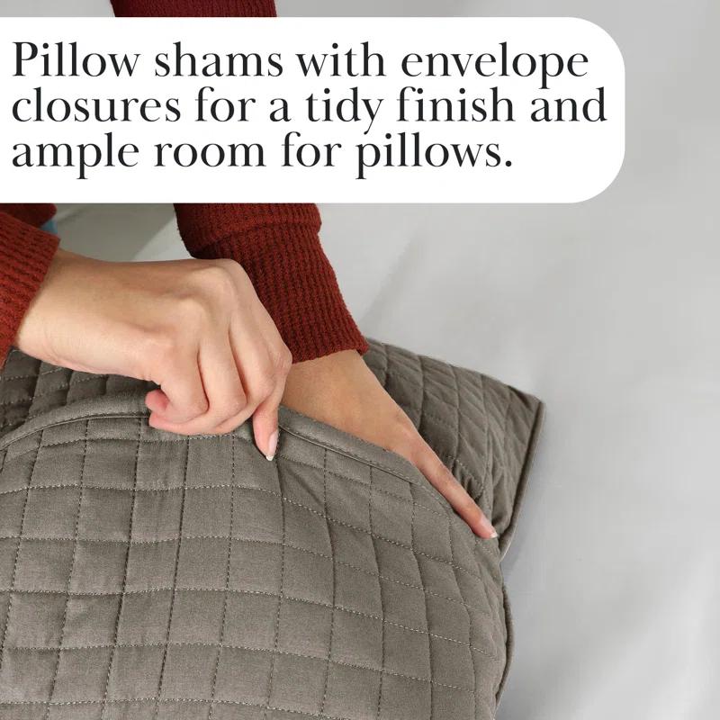 SouthShore Fine Linens Vilano Springs ® Oversized, Light-Weight Hotel Quality Quilt Set with Matching Shams