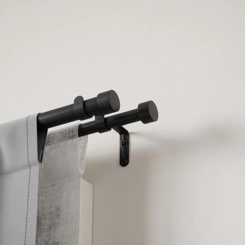 Cappa Drapery Solutions Double Curtain Rod