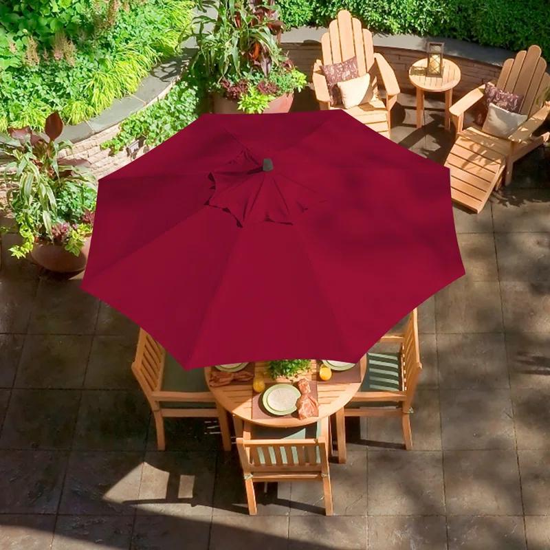 Arlmont & Co. Caeleb Fabric Replacement Cover 8 Ribs Market Patio Umbrella Cover