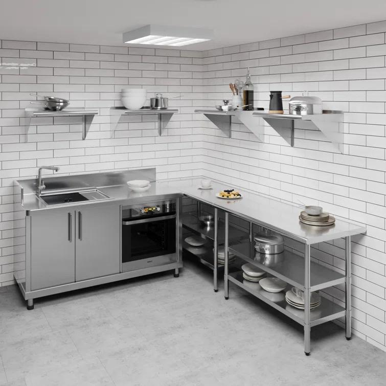 Amgood Stainless Steel Wall Mount Shelf