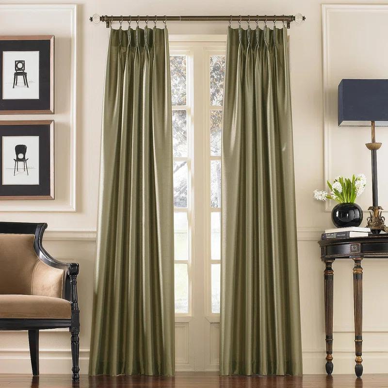 Charlton Home® Curtainworks Mansour Solid Room Darkening Single Curtain Panel