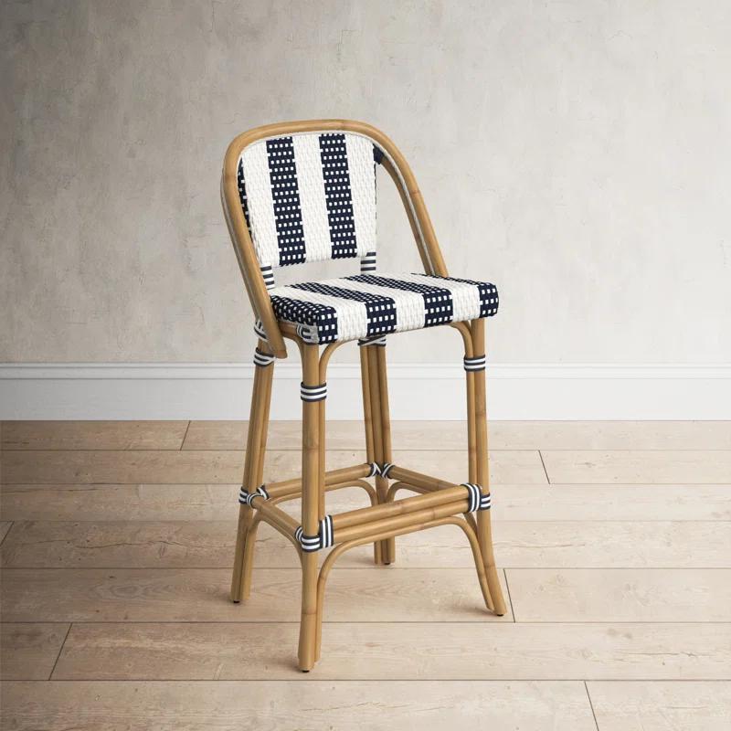 Birch Lane™ Euporie Woven Bar Stool