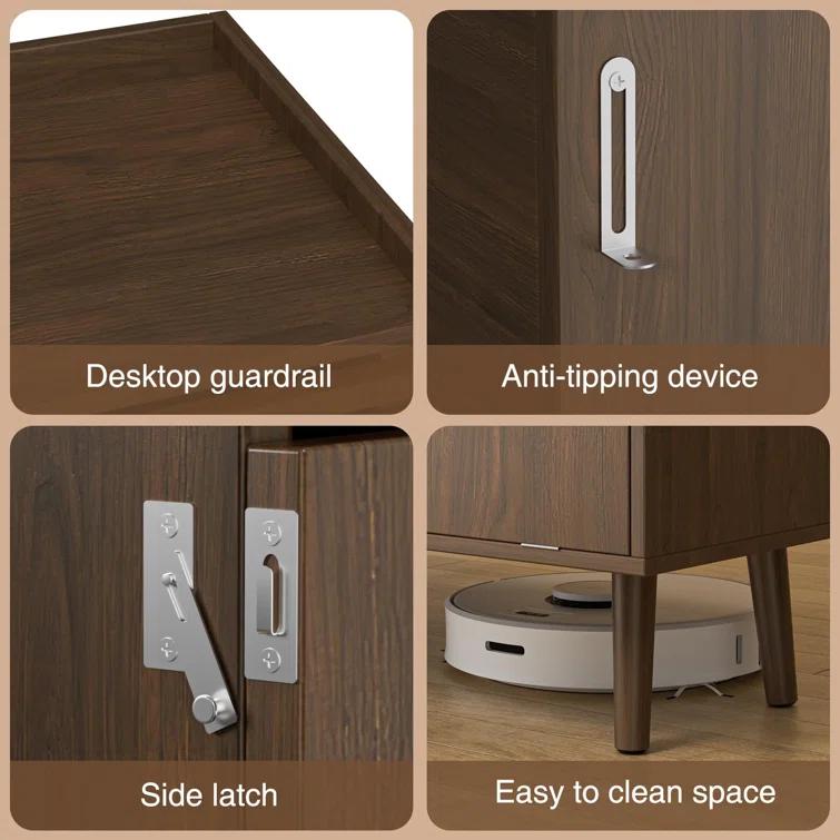 Archie & Oscar™ Cat Litter Box Enclosure With Cat Scratch Pad