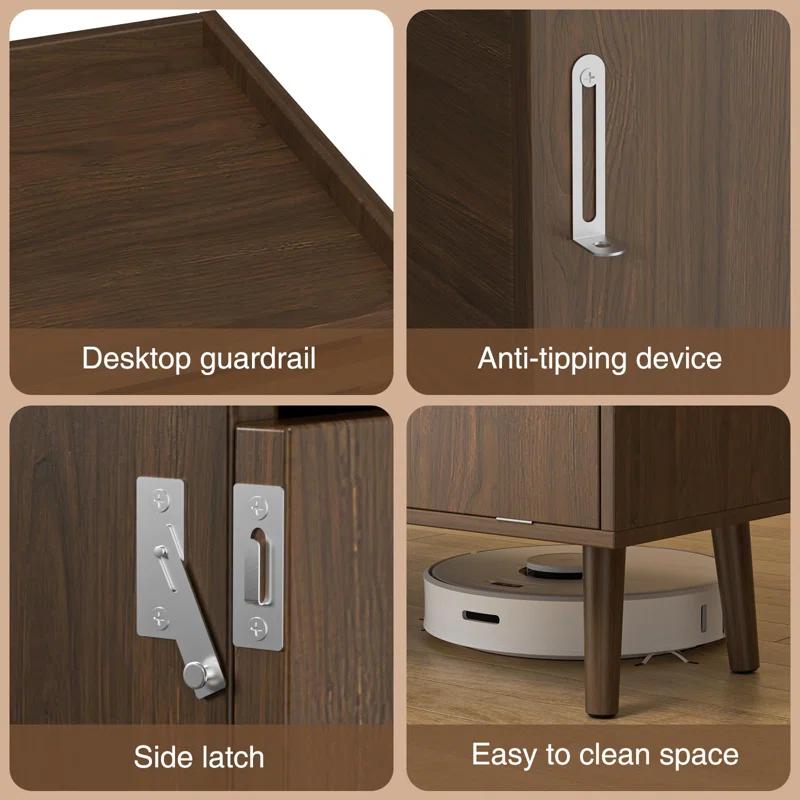 Archie & Oscar™ Cat Litter Box Enclosure With Cat Scratch Pad