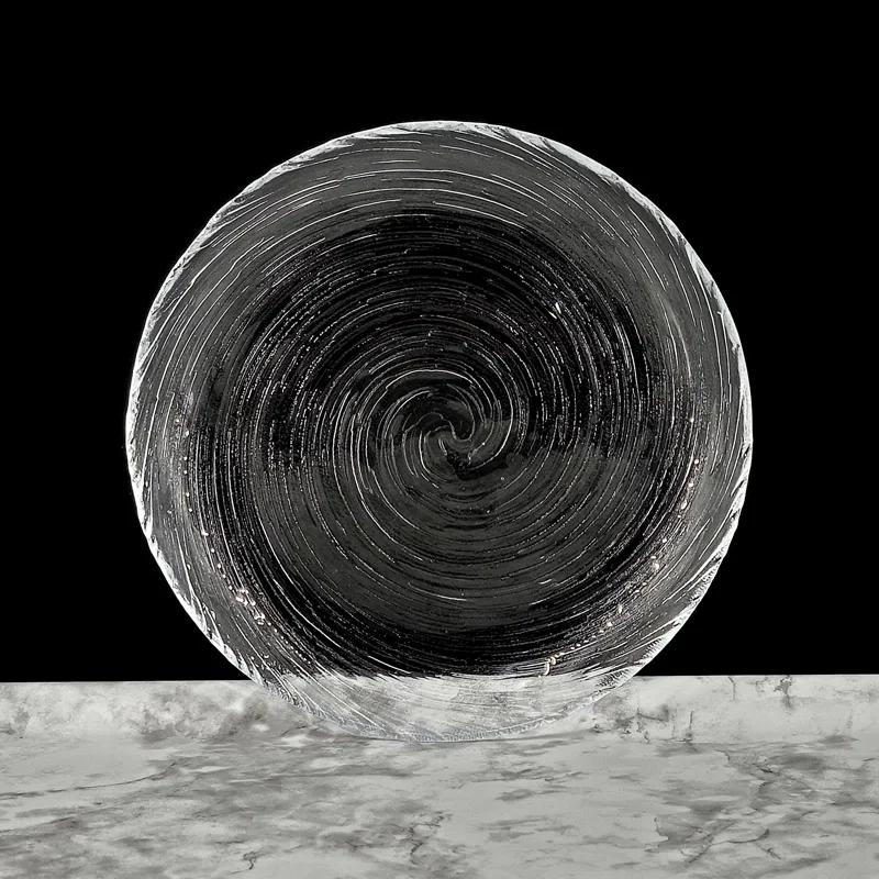 Wrought Studio™ Lyalya Glass Salad Plate Set of 12 (Set of 12)