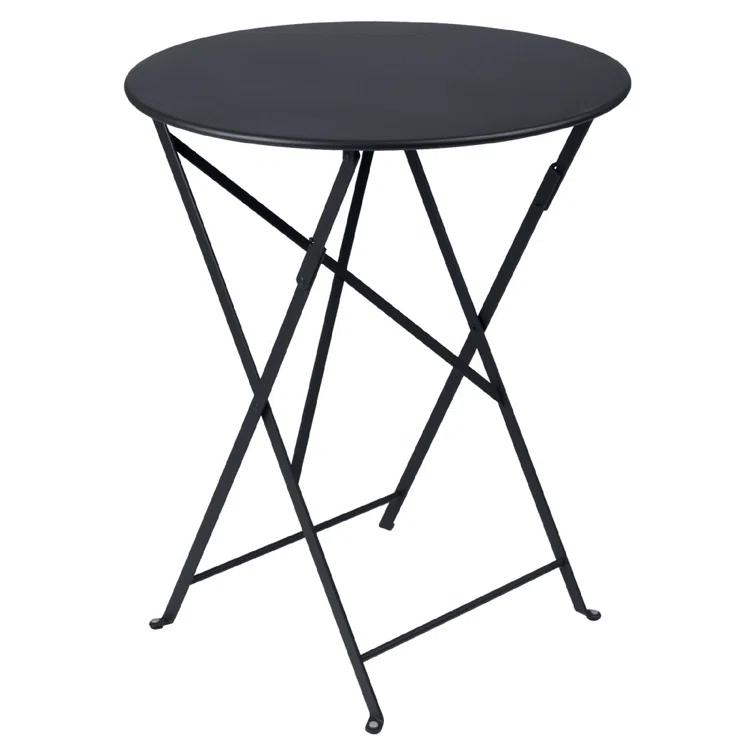 Bistro Round Metal Outdoor Folding Bistro Table